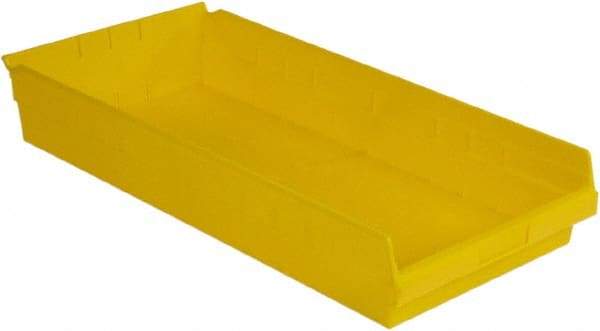 LEWISBins+ - 23-5/8" Deep, Yellow Hopper Shelf Bin - 4" High x 11-1/8" Wide x 23-5/8" Long - Strong Tooling