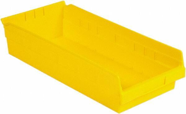 LEWISBins+ - 17-7/8" Deep, Yellow Hopper Shelf Bin - 4" High x 8-3/8" Wide x 17-7/8" Long - Strong Tooling