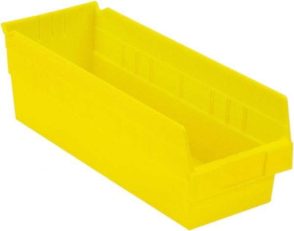 LEWISBins+ - 17-7/8" Deep, Yellow Hopper Shelf Bin - 6" High x 6-5/8" Wide x 17-7/8" Long - Strong Tooling