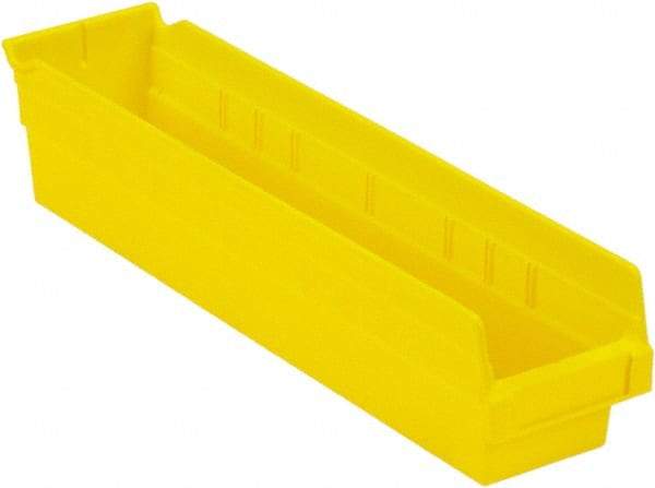 LEWISBins+ - 17-7/8" Deep, Yellow Hopper Shelf Bin - 4" High x 4-1/8" Wide x 17-7/8" Long - Strong Tooling