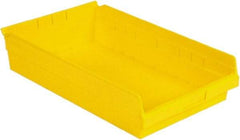 LEWISBins+ - 17-7/8" Deep, Yellow Hopper Shelf Bin - 4" High x 11-1/8" Wide x 17-7/8" Long - Strong Tooling