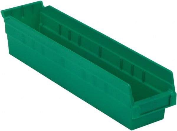 LEWISBins+ - 17-7/8" Deep, Green Hopper Shelf Bin - 4" High x 4-1/8" Wide x 17-7/8" Long - Strong Tooling