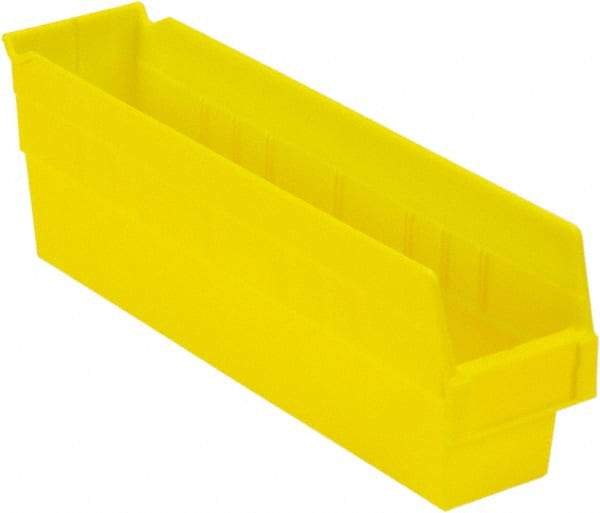 LEWISBins+ - 17-7/8" Deep, Yellow Hopper Shelf Bin - 6" High x 4-1/8" Wide x 17-7/8" Long - Strong Tooling