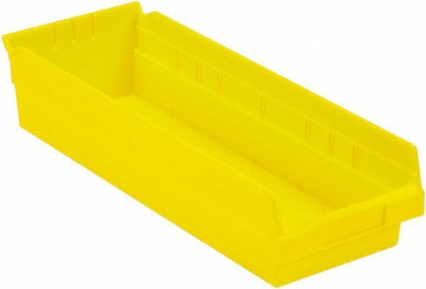 LEWISBins+ - 17-7/8" Deep, Yellow Hopper Shelf Bin - 4" High x 6-5/8" Wide x 17-7/8" Long - Strong Tooling