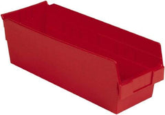 LEWISBins+ - 17-7/8" Deep, Red Hopper Shelf Bin - 6" High x 6-5/8" Wide x 17-7/8" Long - Strong Tooling