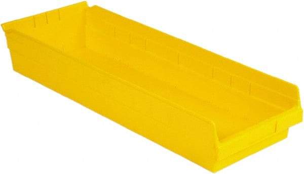 LEWISBins+ - 23-5/8" Deep, Yellow Hopper Shelf Bin - 4" High x 8-3/8" Wide x 23-5/8" Long - Strong Tooling