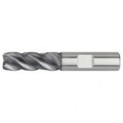 1/4x1/4x3/4x2-1/2 4FL Square Carbide End Mill-Round Shank-AlTiN - Strong Tooling