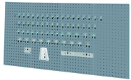 Four-Panel Steel Toolboard System - Utility Gray - Strong Tooling