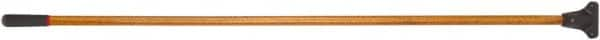 Harper Brush - 60 x 1-1/8" Wood Handle for Laitner Broom Heads - Bolt-On Connection, Tan - Strong Tooling