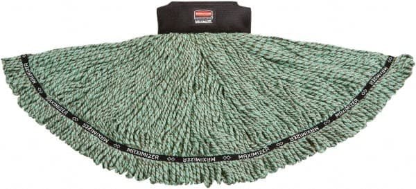 Rubbermaid - Black Head Band, Large Microfiber Loop End Mop Head - 4 Ply - Strong Tooling