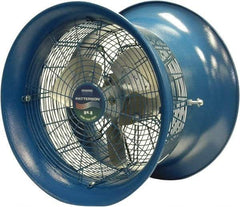 Patterson Fan - 14" Blade, 1/4 hp, 2,600 CFM, Industrial Circulation Fan - Suspension, 208-230/460 Volts, 1.5-1.4/.7 Amps, 1 Speed - Strong Tooling