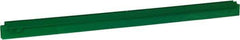 Vikan - 27.6" Polypropylene Blade Squeegee Refill - Threaded End, Double Edge, Green, Polypropylene Holder, Use with 77152 - Strong Tooling