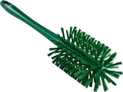 Vikan - 3-1/2" Diam Polyester Bottle Brush - 17" OAL, 6-1/4" Head Length, Polypropylene Handle - Strong Tooling