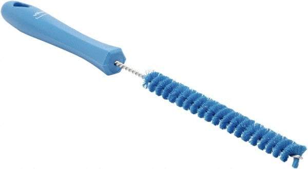 Vikan - 0.6" Diam Polyester Tube Brush - 12.2031" OAL, 6-1/2" Head Length, Polypropylene Handle - Strong Tooling