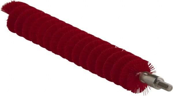 Vikan - 0.8" Diam Polyester Tube Brush - 7-1/2" OAL, 7" Head Length, Stainless Steel Handle - Strong Tooling