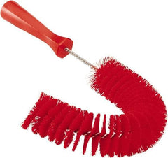 Vikan - 2-1/4" Diam Polyester Hook Brush - 15-1/2" OAL, 6-1/2" Head Length, Polypropylene Handle - Strong Tooling