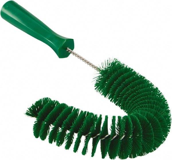 Vikan - 2-1/4" Diam Polyester Hook Brush - 15-1/2" OAL, 6-1/2" Head Length, Polypropylene Handle - Strong Tooling