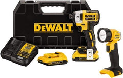 DeWALT - 20 Volt, 1/4" Drive, 20, 125, 152 Ft/Lb Torque, Cordless Impact Driver - 1000, 2800, 3250 RPM, Lithium-Ion Battery Included - Strong Tooling