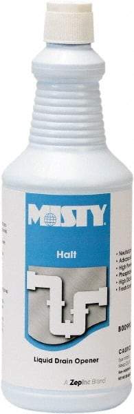 Misty - 32 oz Liquid Drain Cleaner - Unscented, Bottle - Strong Tooling