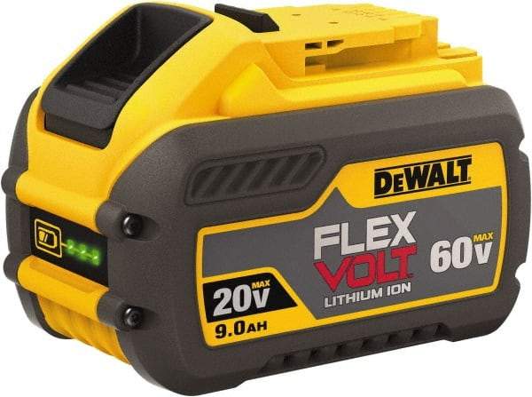 DeWALT - 60 Volt Lithium-Ion Power Tool Battery - 9 Ahr Capacity, 2 hr Charge Time, Series 20/60 FLEXVOLT - Strong Tooling