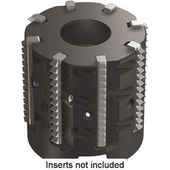 Kennametal - 44mm Cut Diam, 40mm Max Hole Depth, 22mm Arbor Hole Diam, Indexable Thread Mill - Insert Style TM25, 25mm Insert Size, 6 Inserts, Toolholder Style TMS25, 38mm OAL - Strong Tooling