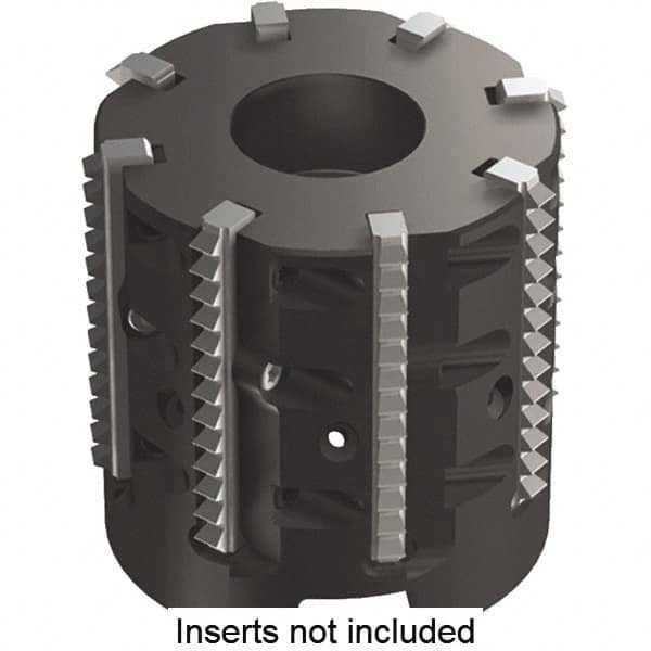 Kennametal - 2.32" Cut Diam, 1.58" Max Depth of Cut, 1" Arbor Hole Diam, Indexable Thread Mill - Insert Style TM25, 25mm Insert Size, 9 Inserts, Toolholder Style TMS25, 1.58" OAL - Strong Tooling