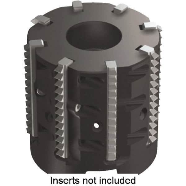 Kennametal - 52mm Cut Diam, 50mm Max Hole Depth, 27mm Arbor Hole Diam, Indexable Thread Mill - Insert Style TM40, 40mm Insert Size, 8 Inserts, Toolholder Style TMS40, 50mm OAL - Strong Tooling