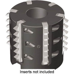 Kennametal - 58mm Cut Diam, 50mm Max Hole Depth, 27mm Arbor Hole Diam, Indexable Thread Mill - Insert Style TM41, 41mm Insert Size, 6 Inserts, Toolholder Style TMS41, 50mm OAL - Strong Tooling