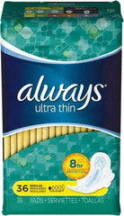 Always - Folded Sanitary Napkins - Regular Absorbency, Up to 8 Hours LeakGuard Protection - Strong Tooling