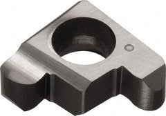 Kyocera - 200GE B Grade PR1025, 2mm Cutting Width Carbide Grooving Insert - 2.2mm Max Depth of Cut, Right Hand, 1mm Corner Radius, TiCN Finish - Strong Tooling