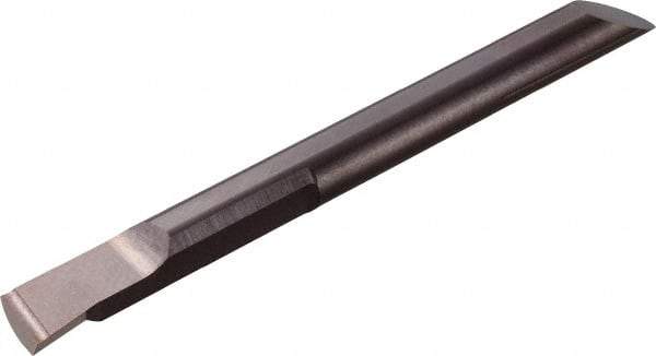 Kyocera - 4mm Min Bore Diam, 15mm Max Bore Depth, 4mm Shank Diam, Boring Bar - 0.005906" Corner Radius, Right Hand Cut, Solid Carbide - Exact Industrial Supply