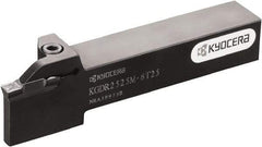 Kyocera - KGD, External, Left Hand, 20mm Max Depth of Cut, 3 to 4mm Groove Width, Indexable Grooving Tool Holder - Multiple Insert Compatibility, 20mm Shank Height, 20mm Shank Width, 125mm OAL - Strong Tooling