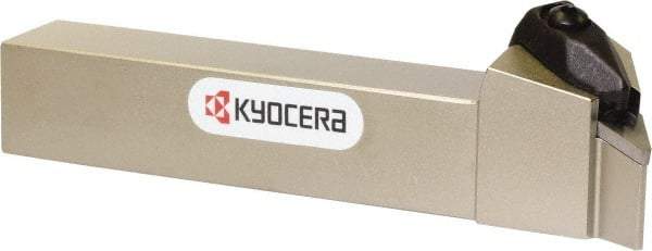 Kyocera - DVPN, Left Hand Cut, 117.50° Lead Angle, 20mm Shank Height x 20mm Shank Width, Negative Rake Indexable Turning Toolholder - 125mm OAL, VN.. 33 Insert Compatibility, Series DVPN - Strong Tooling