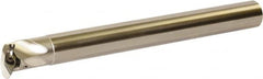 Kyocera - 22mm Min Bore Diam, 180mm OAL, 16mm Shank Diam, A-SVPC(B)-AE Indexable Boring Bar - 35mm Max Bore Depth, VBET 22.., VBGT 22.., VBGW 22.., VBMT 22.. Insert, Screw Holding Method - Strong Tooling