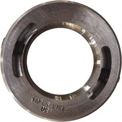 Taper Line - 1-1/8-12 Thread, Steel, One Piece Threaded Shaft Collar - 1-7/8" Outside Diam, 1/2" Wide - Strong Tooling