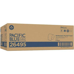 Georgia Pacific - Hard Roll of 1 Ply Brown Paper Towels - 7-7/8" Wide, 1,150' Roll Length - Strong Tooling