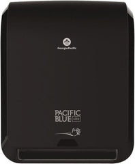 Georgia Pacific - Hands Free, Plastic Paper Towel Dispenser - 16.8" High x 12.9" Wide x 9" Deep, 1 Roll with Stub, Black - Strong Tooling