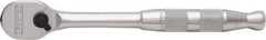 Proto - 3/8" Drive Pear Head Ratchet - Full Polish Chrome Finish, 7" OAL, 90 Gear Teeth, Standard Handle, Reversible Head - Strong Tooling