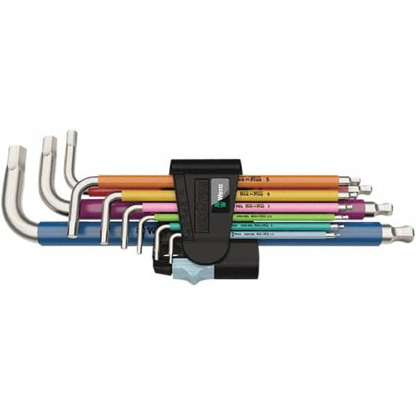 Wera - Hex Key Sets Tool Type: Hex Handle Type: L-Key Long Arm - Strong Tooling