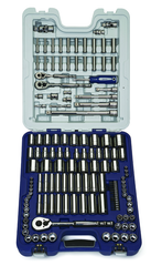 146 Piece - 1/4; 3/8; 1/2" Drive - Socket Set SAE and Metric - Strong Tooling