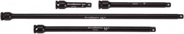 GearWrench - 3/8" Drive Socket Extension Set - 4 Pieces, Includes 6, 10, 3, 15" Lengths - Strong Tooling