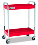 Red Service Cart with 2 Shelves - Strong Tooling