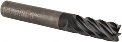 Kennametal - 10mm Diam 6 Flute Solid Carbide 0.5mm Corner Radius End Mill - Strong Tooling