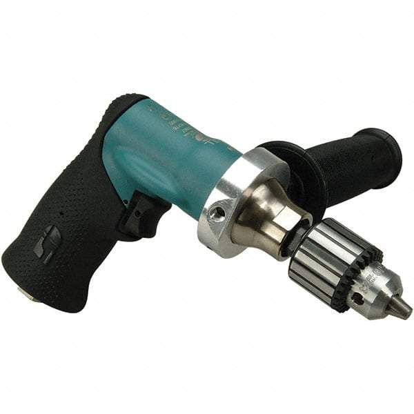 Dynabrade - 3/8" Keyed Chuck - Pistol Grip Handle, 1,000 RPM, 0.4 hp, 90 psi - Strong Tooling