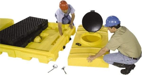 UltraTech - 355 Gallon Sump, IBC Pallet - 62 Inch Long x 62 Inch Wide x 39 Inch High, 3 Totes - Strong Tooling