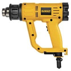 DeWALT - 120 to 1,100°F Heat Setting, 16 CFM Air Flow, Heat Gun - 120 Volts, 13 Amps, 1,550 Watts, 10' Cord Length - Strong Tooling