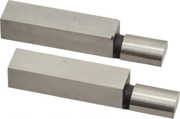 SPI - 1.965 Inch Overall Length, 0.315 Inch Jaw Thickness, 0.2 Inch Radius, Gage Block Cylindrical Jaws - Radius 0.00003 Inch, Pair 0.00004 Inch Accuracy, Sold As Pair, For Use with Rectangular Gage Blocks, 2 Pieces - Strong Tooling