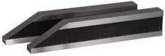 SPI - 4 Inch Overall Length, 0.75 Inch Jaw Thickness, Gage Block Bevel End Jaws - Flatness per 2 Inch +/-0.00002 Inch Accuracy, Sold As Pair, For Use with Rectangular Gage Blocks, 2 Pieces - Strong Tooling