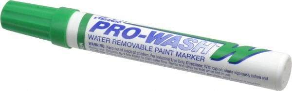 Markal - Green Oil-Based Paint Marker - Fine Tip, Alcohol Base Ink - Strong Tooling