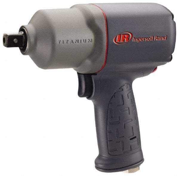 Ingersoll-Rand - 3/8" Drive, 15,000 RPM, 300 Ft/Lb Torque Impact Wrench - Pistol Grip Handle, 1,500 IPM, 17 CFM, 1/4" NPT Inlet - Strong Tooling